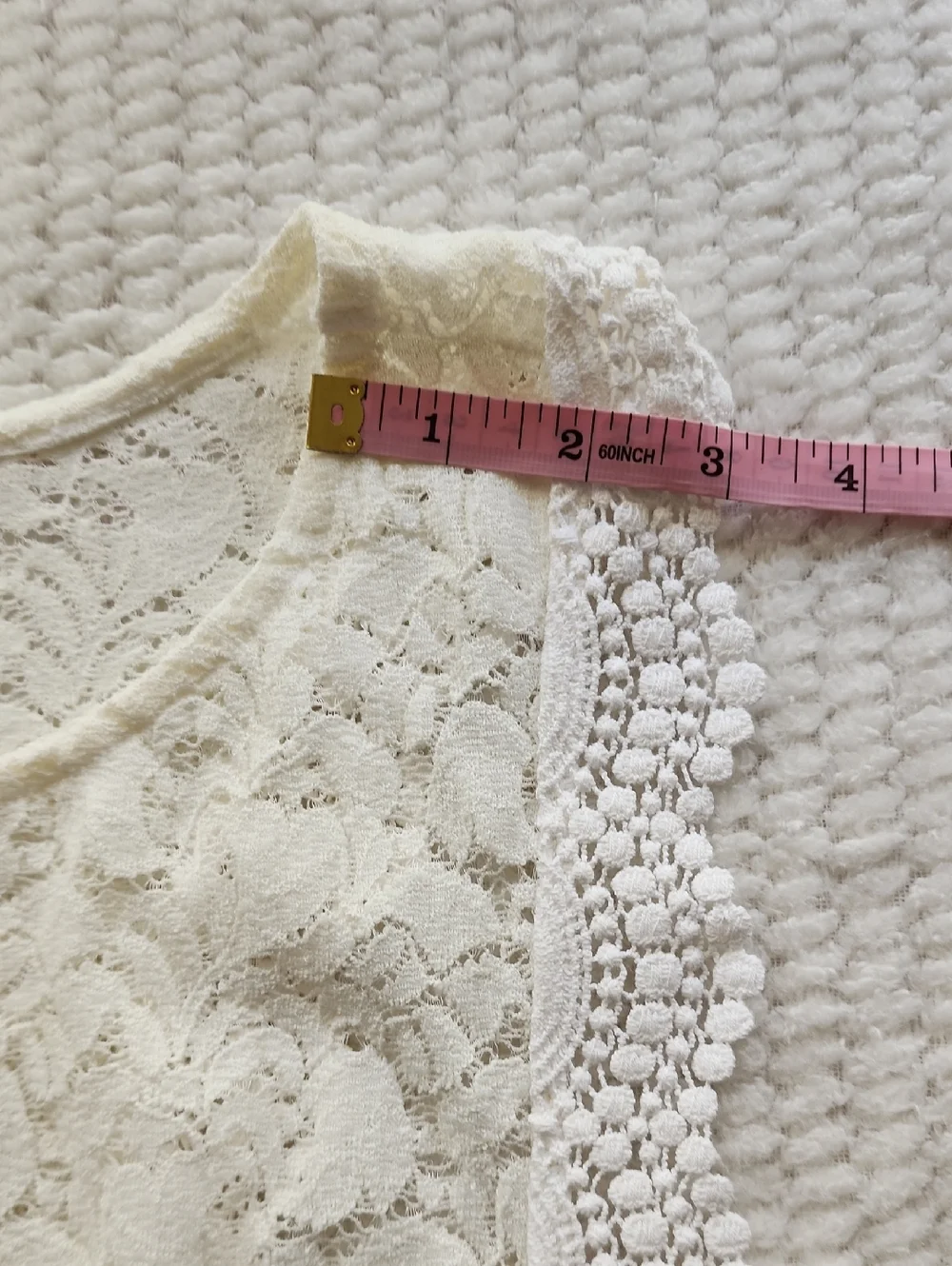 Free People Intimately Women's Ivory Lace Sleeveless Top Brand New